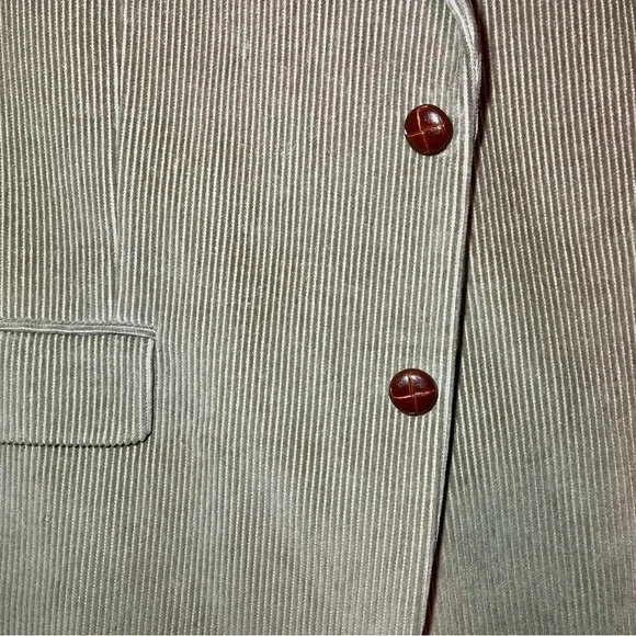 Lauren Ralph Lauren Blazer Size 44L Brown Corduroy 100% Cotton Jacket - Picture 6 of 11